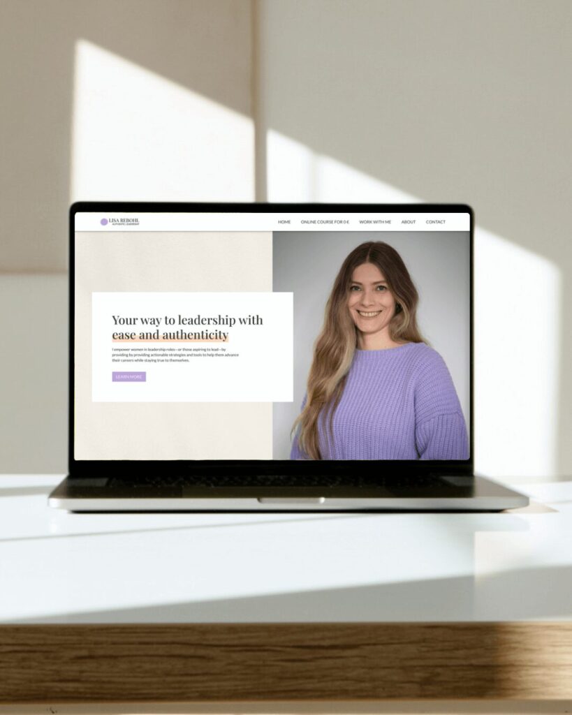Jenny Jaumann - WordPress Website Vorlage - Lisa Rebohl