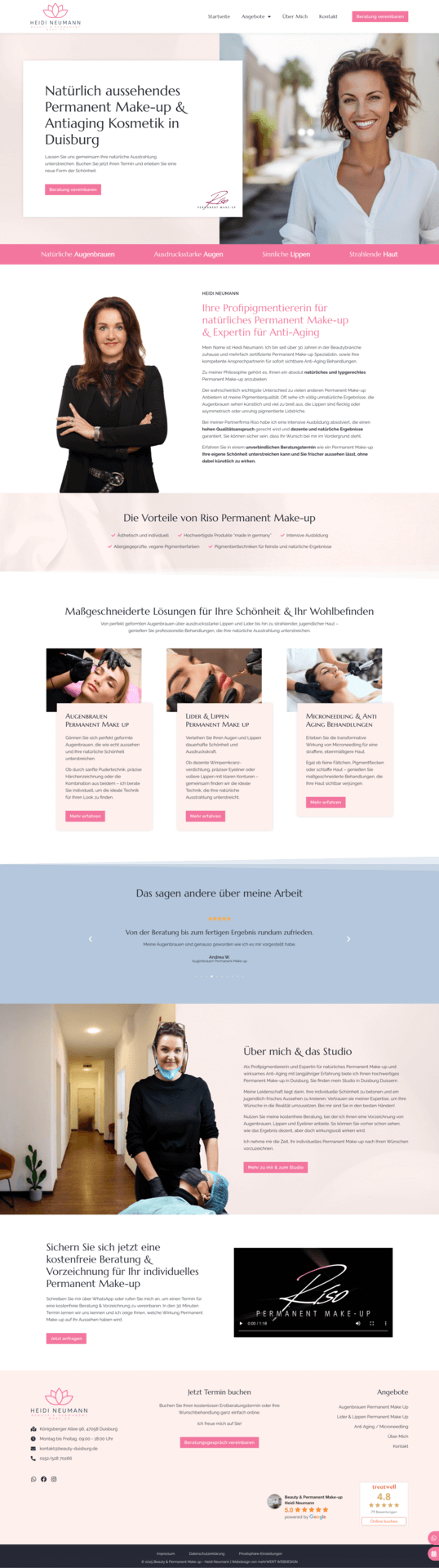 Jenny Jaumann - WordPress Website Vorlagen - Testimonial Heidi