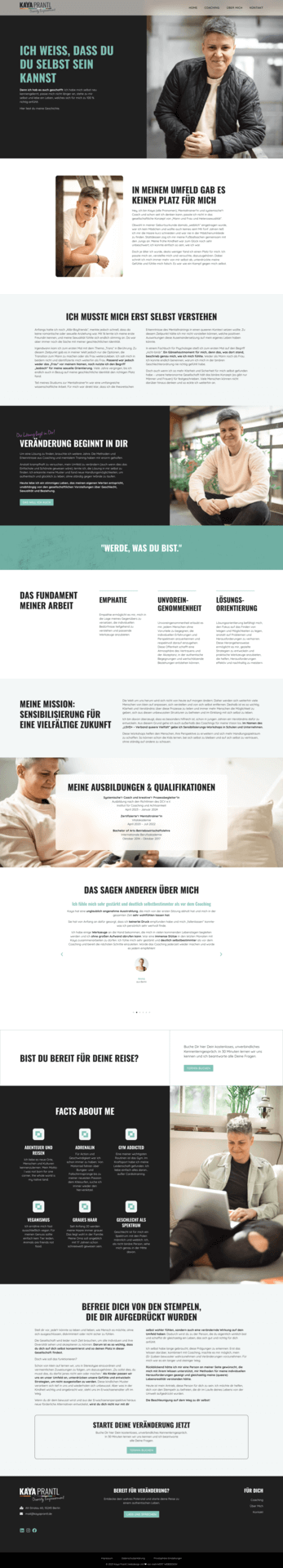 Jenny Jaumann - WordPress Website Vorlagen - Testimonial Kaya